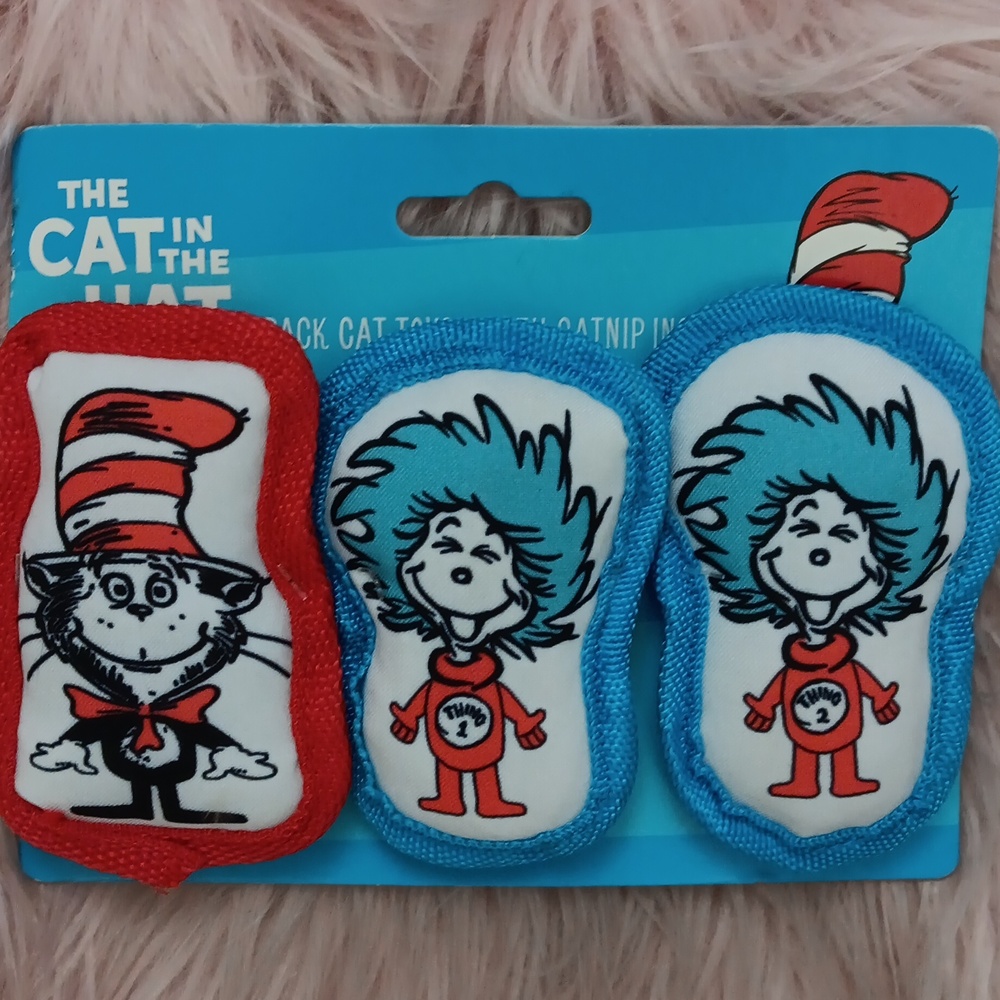 Brand New DR. SUESS CAT IN THE HAT CATNIP Cat Toy-3 CT.